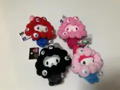 サンリオ ミャクミャクなりきりぬいぐるみ BC 推しカラー カラビナ4種セット