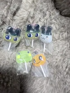 たまごっち カラフルキャンディチャーム セミコンプリートセット 4種 5個セット