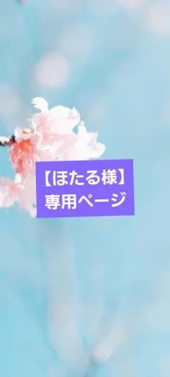 【ほたる様】1点のサムネイル