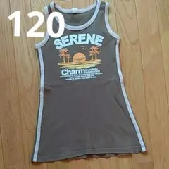 女の子　キッズ　120㎝　トップス　ノースリーブ　ワンピース　春、夏