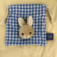 ピーターラビット　ボアフェイス　巾着