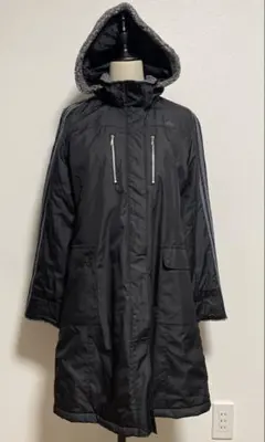 adidas フード付きベンチコート