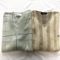 《2点セット》Golden Bearメンズ長袖　Vネック　Mサイズ