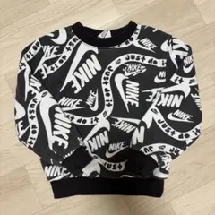 NIKE キッズ トレーナー 総柄 98-104cm