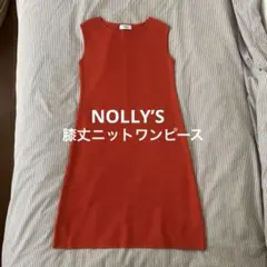 Nolleys ノースリーブワンピース サイズ38 オレンジ