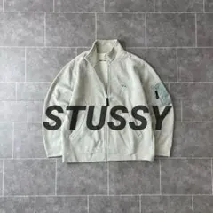 90's 紺タグ ヴィンテージ 古着 Stussy ステューシージップスウェットのサムネイル