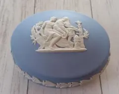 WEDGWOOD ジャスパー 小物入れ 蓋付き イギリス製のサムネイル