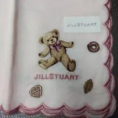 JILLSTUART くま刺繍 ハンカチ②