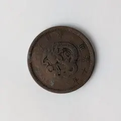 竜 2銭銅貨 二銭銅貨 大日本 明治10年 古銭