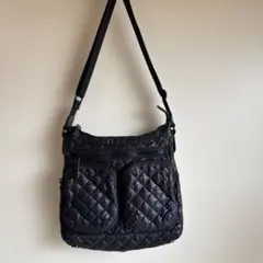 MZ WALLACE キルティング　ショルダーバッグ　黒のサムネイル
