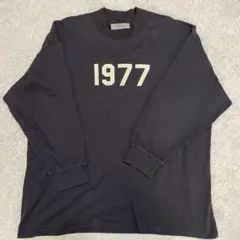 ESSENTIALS 1977プリント 長袖カットソー 黒