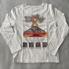 GAP KIDS 長袖カットソー 火山プリント 130cm