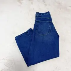 【 GU 】バレルレッグジーンズ 28インチ 標準丈