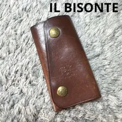 IL BISONTE イルビゾンテ キーケース 本革 レザー ブラウン