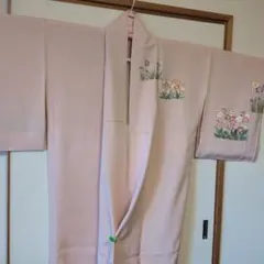 単衣　手描き友禅訪問着のサムネイル