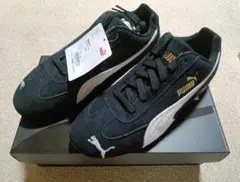 【新品】プーマ　スピードキャット　PUMA　ブラック×ホワイト 23.5cm
