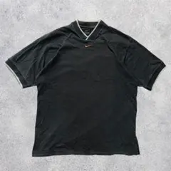 00’S初頭　ナイキ　刺繍センターロゴ　ビッグサイズ　ゲームシャツ　3XL 00'S初頭 ナイキ 刺繍センターロゴ ビッグサイズ ゲームシャツ 3XL