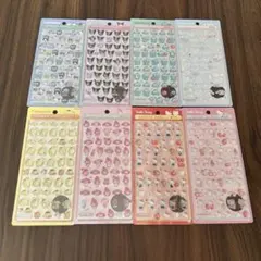 【正規品】ボンボンドロップシール ミニ サンリオ　8枚　コンプリート