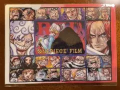 【値下げ！】ワンピース　フィルム　レッド　限定クリアファイル