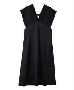 ⭐︎値下げしました　前後2WAYシャーリングフレアワンピース