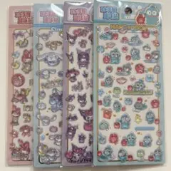 正規品 サンリオ 4枚セット ボンボンドロップシール 風 海外限定