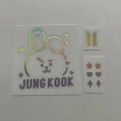 値下げしました BTS ジョングク アミボム ホログラムステッカー