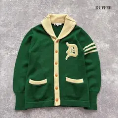 【The DUFFER of ST.GEORGE】 レタードカーディガン 刺繍のサムネイル