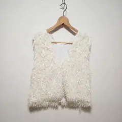 サトウさん専用【新品タグ付】Riche glamour シャギーベスト