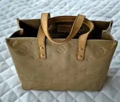 LOUIS VUITTON ヴェルニ リードPM ベージュ トートバッグのサムネイル