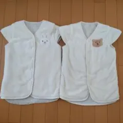 ベビー　かいまき　スリーパー　80cm〜90cm　2枚セット　双子　おそろい