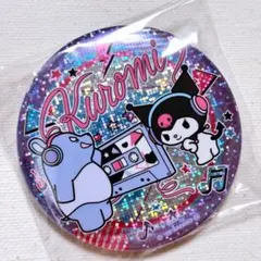 サンリオキャラクターズ キラキラ BIG 缶バッジ 2 クロミ サンリオ