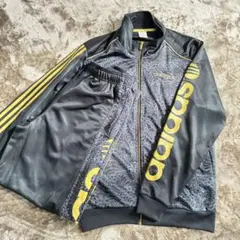 ✨小栗旬着用✨adidas レオパード トラックジャケット セットアップ M