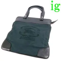 BURBERRY バーバリー ノバチェック ハンドバッグ ブラック メンズ