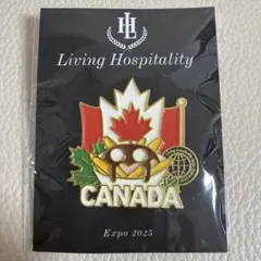 非売品　レア　大阪　万博　2025 カナダ ピンバッジ ステッカー　セット 大阪万博 2025 カナダ カナダ館 ピンバッジ 未開封 限定 関西