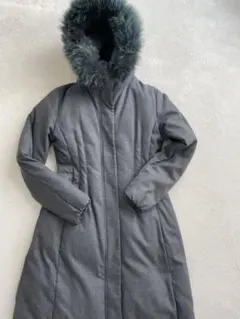 ANAYI アナイ百貨店7万円超 美品　サキソニーファー付きダウンコート