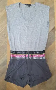 ARMANI EXCHANGE オールインワン グレー XS 美品 y91のサムネイル