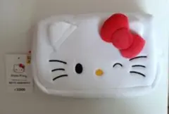 【韓国限定】ダイソー ハローキティ ポーチ ぬいぐるみ風(大)
