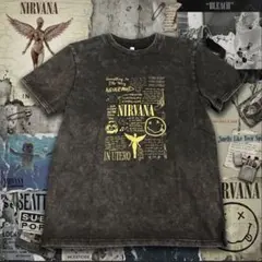 NIRVANA ニルヴァーナ バンドTシャツ ケミカルウォッシュのサムネイル