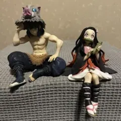 鬼滅の刃　伊之助　ねずこ　フィギュア