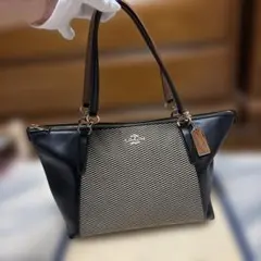 コーチ COACH ハンドバッグ 2way ケルシー サッチェル 黒 ジャガード 