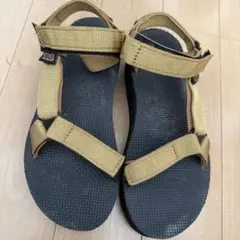 Teva テバ スポーツサンダル 24cm 黒 ゴールド US7のサムネイル