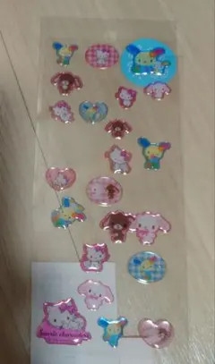 サンリオ 平成キャラクター シール 樹脂 ぷっくり