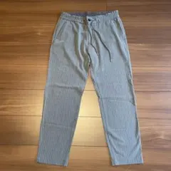 【美品】ストライプテーパードパンツ＊メンズ