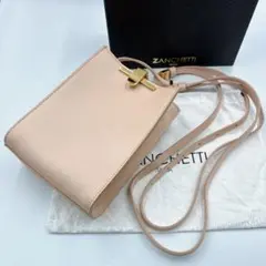 【美品】ZANCHETTI ザンチェッティ ショルダーバッグ ZETA レザーのサムネイル