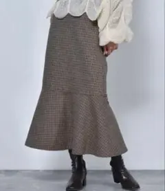 バックジップ マーメイドスカート RETRO GIRL