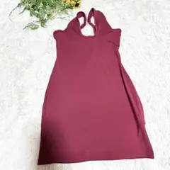 a650 シーン タンクトップ インナー セクシー チュニック ピンク S 美品のサムネイル