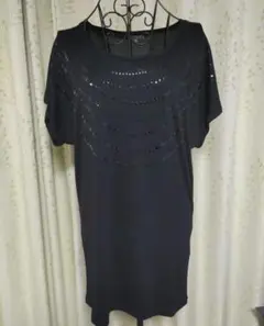 BLACKbymoussy　黒いドルマンスリーブTシャツ