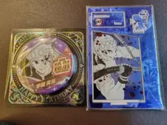 鬼滅の刃 バースデー缶バッジ 宇髄天元 名場面アクリルフィギュア