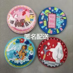 ディズニー　刺繍缶バッジ　ベイマックス　モンスターズインク