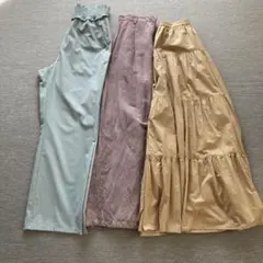 GU 3点まとめ売り パンツ2点　ロングスカート1点　Mサイズ